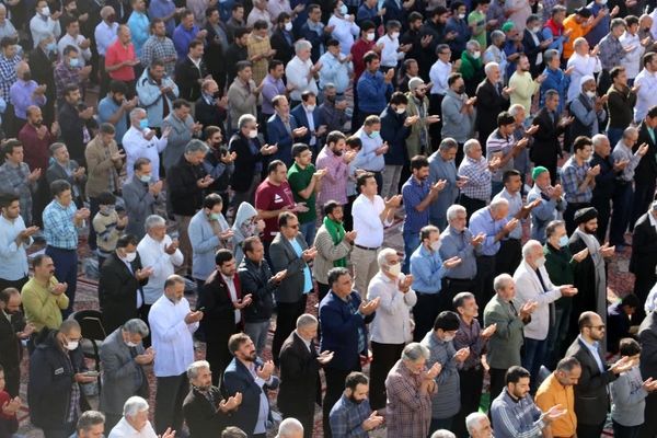 برپایی غرفه‌های پذیرایی و حمایتی در محل برگزاری نماز عید فطر