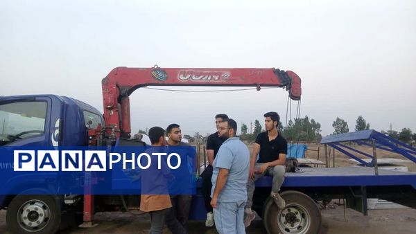 بارگیری و بدرقه موکب شباب الزینب ساوه؛ سفری به سوی خدمت به زائران