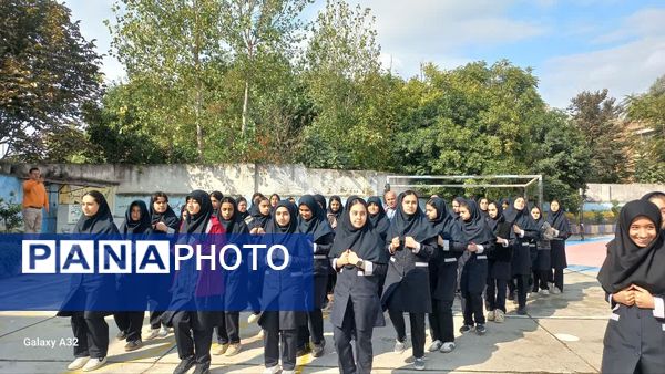 آموزش رژه نظامی برای دختران فاطمی
