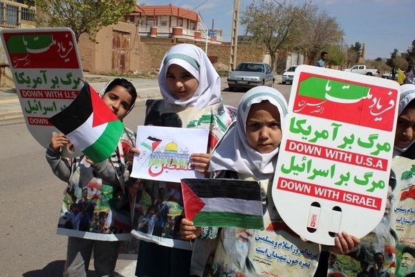 راهپیمایی باشکوه روز قدس در شهرستان بام و صفی آباد