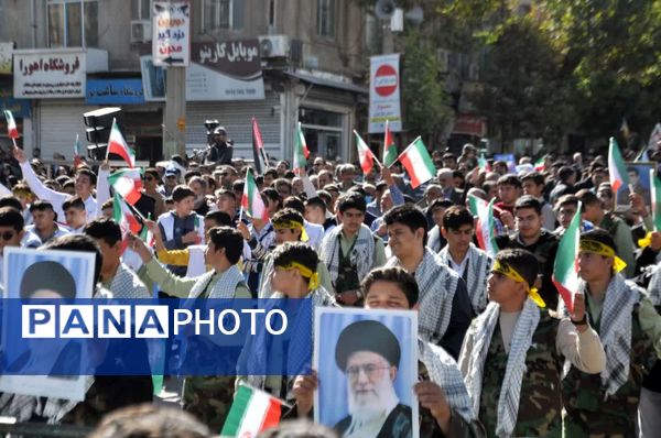 راهپیمایی 13 آبان در کرمانشاه