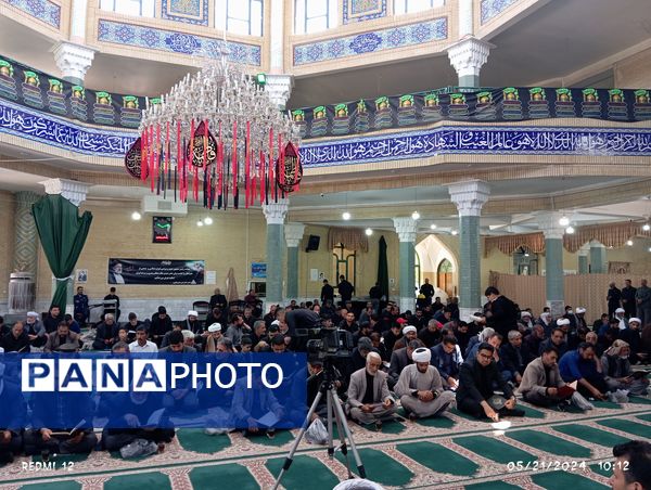 مراسم گرامیداشت شهید جمهور و شهدای سانحه بالگرد در شهرستان باخرز 