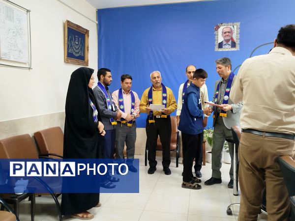تقدیر مدیر آموزش و پرورش فاروج از خبرنگاران پانا