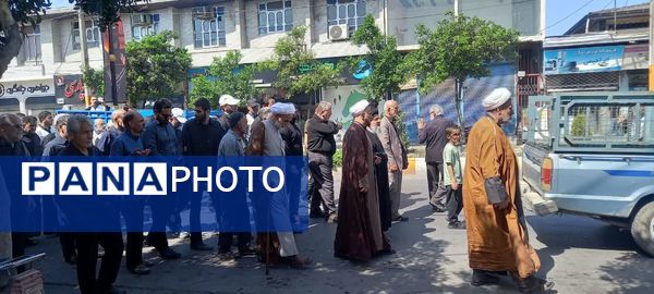 عزاداری شهادت ثامن‌الحجج(ع) در جویبار