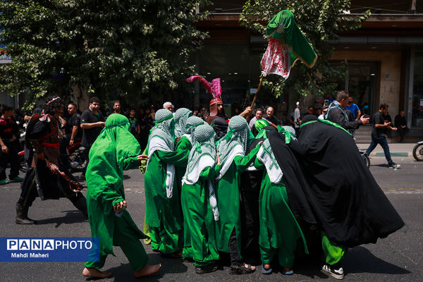 آیین سنتی کاروان عزاداری بنی اسد در تهران