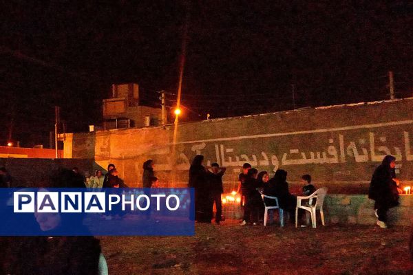 شام غریبان سالار شهیدان در شهرستان باشت 