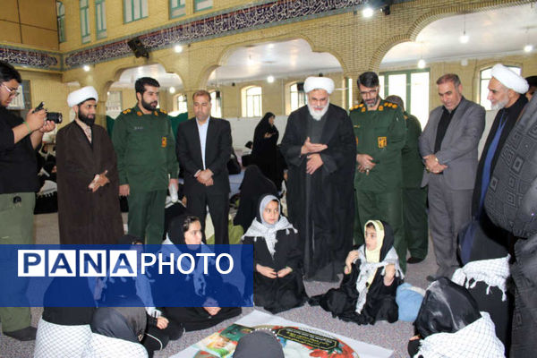 جلوه‌هایی از حلقه‌های صالحین نوجوانان بسیجی در شهر جعفریه