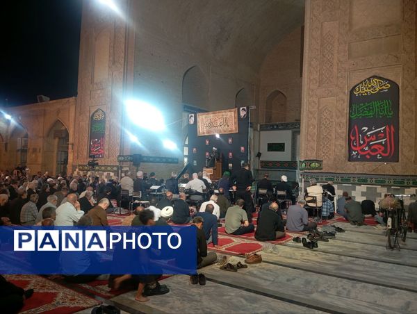 مراسم عزاداری سیدالشهدا (ع) در مسجد جامع نیشابور