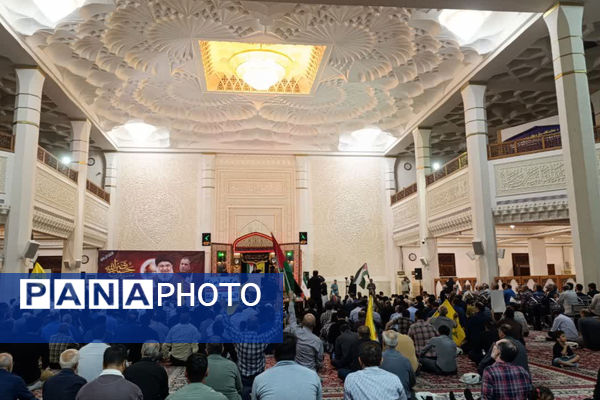 مراسم گرامیداشت سید حسن نصرالله و سردار شهید عباس نیلفروشان