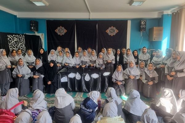 مراسم سوگواری وفات حضرت ام البنین (س) در مدارس ناحیه دو شهرری 
