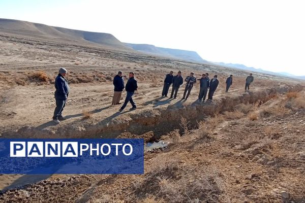 بازدید از قنات روستای پیشی دره جهت لایروبی