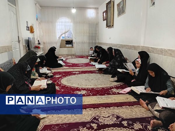 جلسات قرائت قرآن در ایام محرم در خلیل آباد