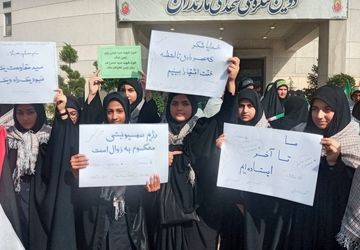 ابراز خوشحالی جامعه فرهنگی قائمشهر از حملات موشکی ایران به رژیم صهیونسیتی 