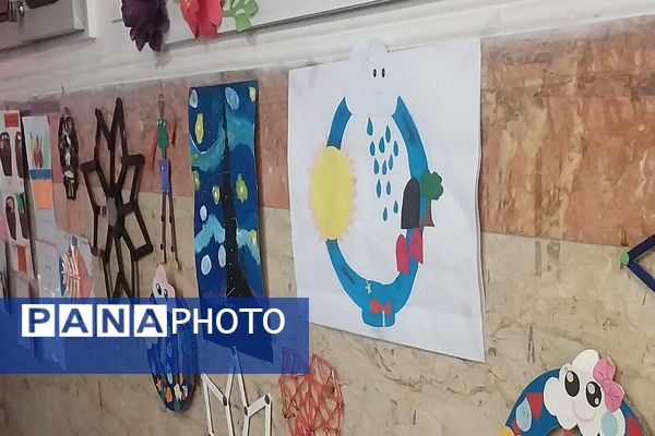 نمایشگاه دست سازه های دانش‌آموزی در دبستان شهید مجید مجیدی ناحیه دو شهرری 