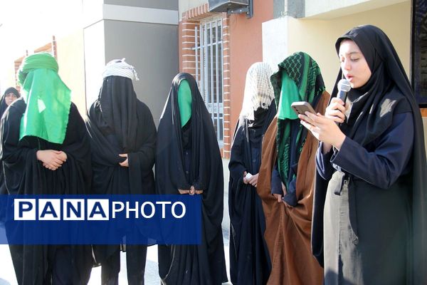  مراسم شهادت حضرت فاطمه زهرا(س) در مدارس بهارستان‌دو