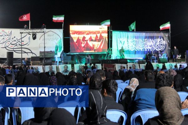 تئاتر دلدادگی در سلسله الذهب نیشابور در شب تاسوعای حسینی 