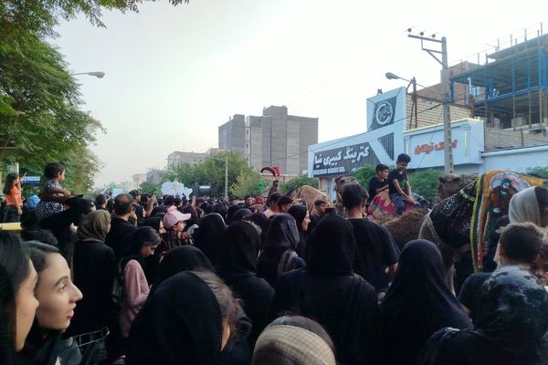مراسم دسته بنی اسد در کاشمر