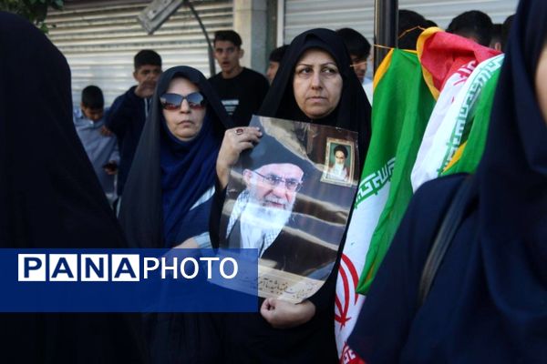 راهپیمایی روز دانش‌آموز در گلوگاه 