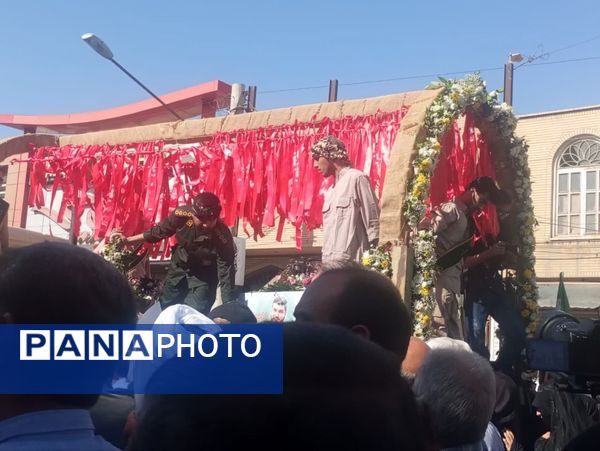 تشییع باشکوه پیکر شهدای مبارزه با اسرائیل در کاشان