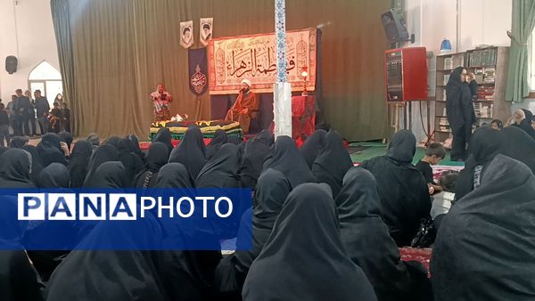 برگزاری مراسم تشییع نمادین پیکر حضرت فاطمه(س)در امامزاده سید محمد(ع)کاشمر