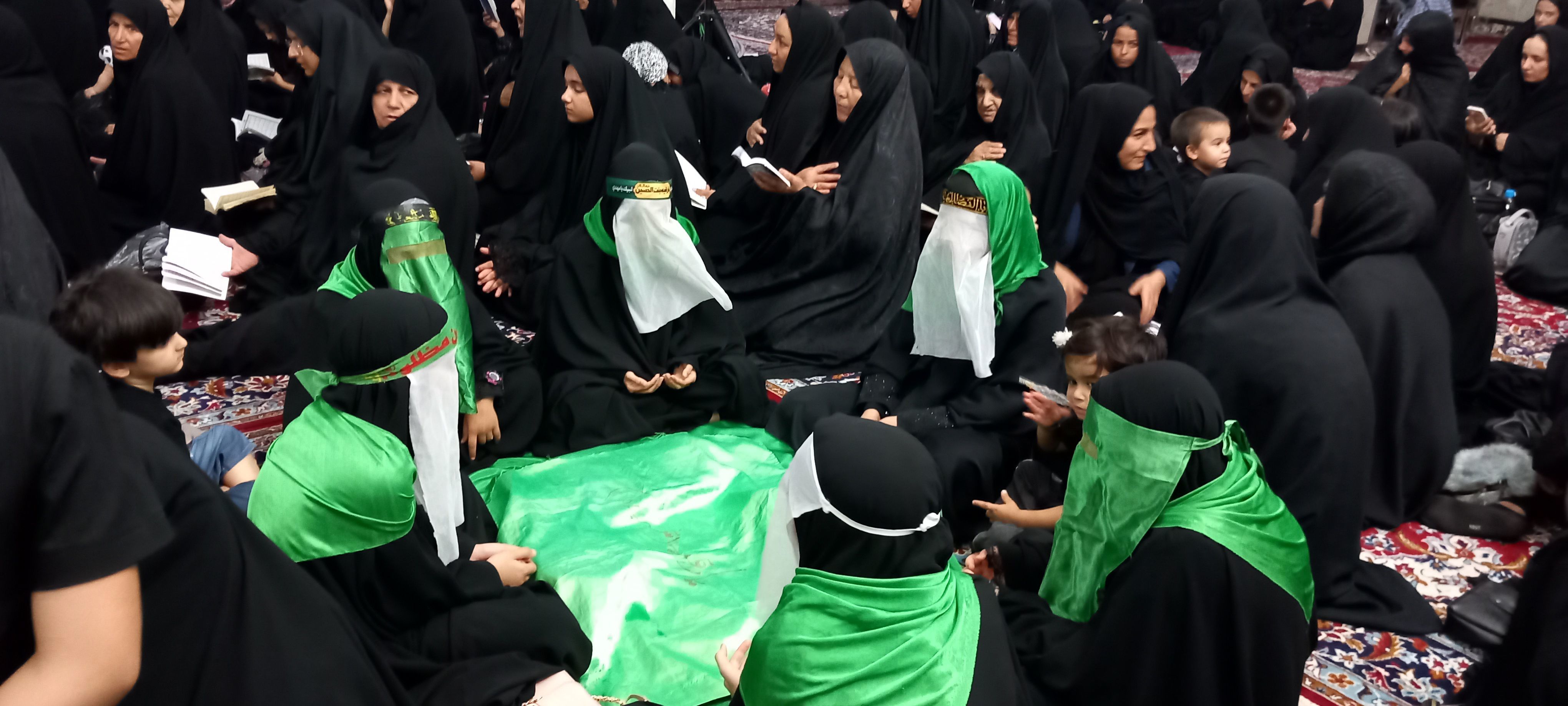 مراسم عزاداری شهادت حضرت رقیه (س) در تکیه ابوالفضلی روستای دهنو