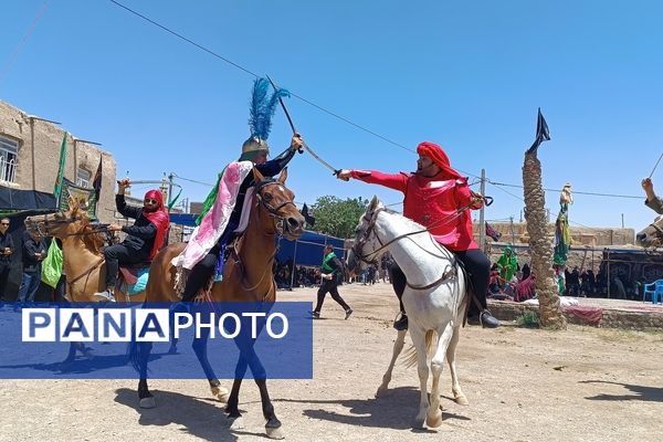 تعزیه‌خوانی روز عاشورا در روستای سلطان میدان خراسان رضوی