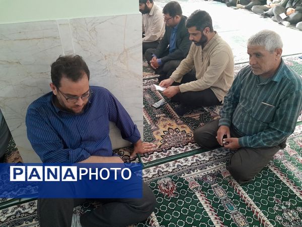 مراسم سالروز ارتحال حضرت امام خمینی رحمت الله علیه در اداره کل آموزش و پرورش استان بوشهر