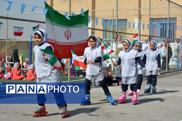 برگزاری المپیاد ورزشی درون مدرسه‌ای در بهارستان‌دو