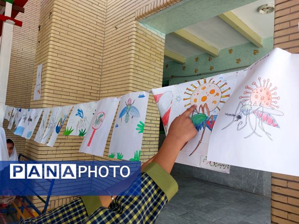 پشه آئدس سوژه نقاشی دانش‌آموزان شد