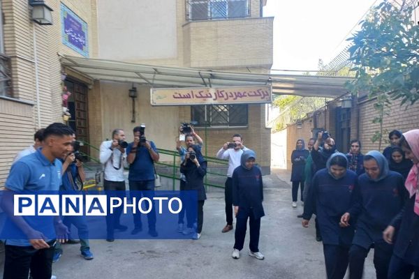 حضور ستارگان تیم ملی فوتسال جمهوری اسلامی ایران در شهر مشهد مقدس