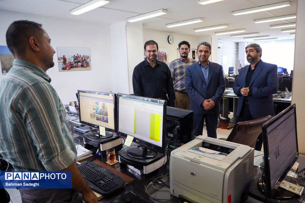 بازدید احمد محمودزاده معاون وزیر آموزش و پرورش از خبرگزاری پانا