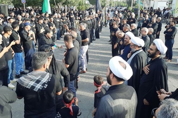 مراسم عزاداران تاسوعای حسینی در اشتهارد 