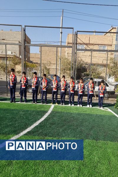 افتتاحیه زمین چمن دبستان فطرت
