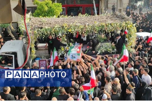 مردم قرچک در سوگِ سردار شهید حسن خوانساری 