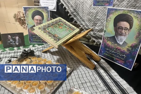 برپایی موکب به‌مناسبت سالروز شهادت رئیس جمهور و همراهان در دبیرستان شاهد 16