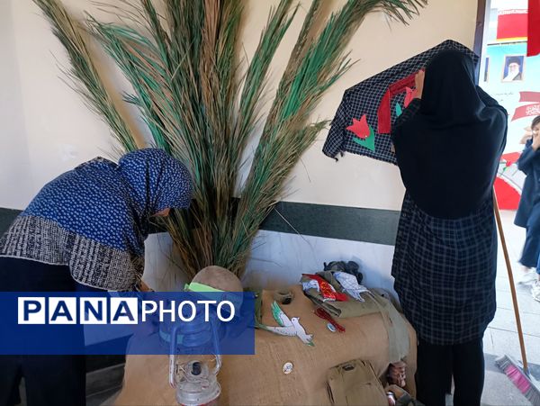 مقدمات استقبال از شهید گمنام