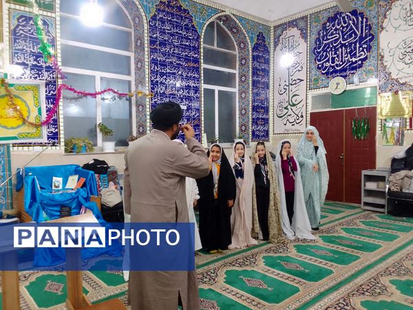 مراسم معنوی اعتکاف در مسجد صاحب الزمان جوادیه