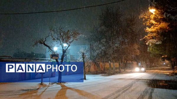 اواخر پاییز و سفید پوش شدن شهر