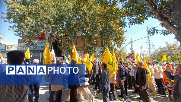 حضور پرشور مردم کهگیلویه و بویراحمد در راهپیمایی «بشارت نصر» در حمایت از مقاومت اسلامی