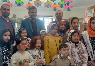 افتتاح نمایشگاه آثار هنری و فرهنگی کانون پرورش فکری در کیاسر 