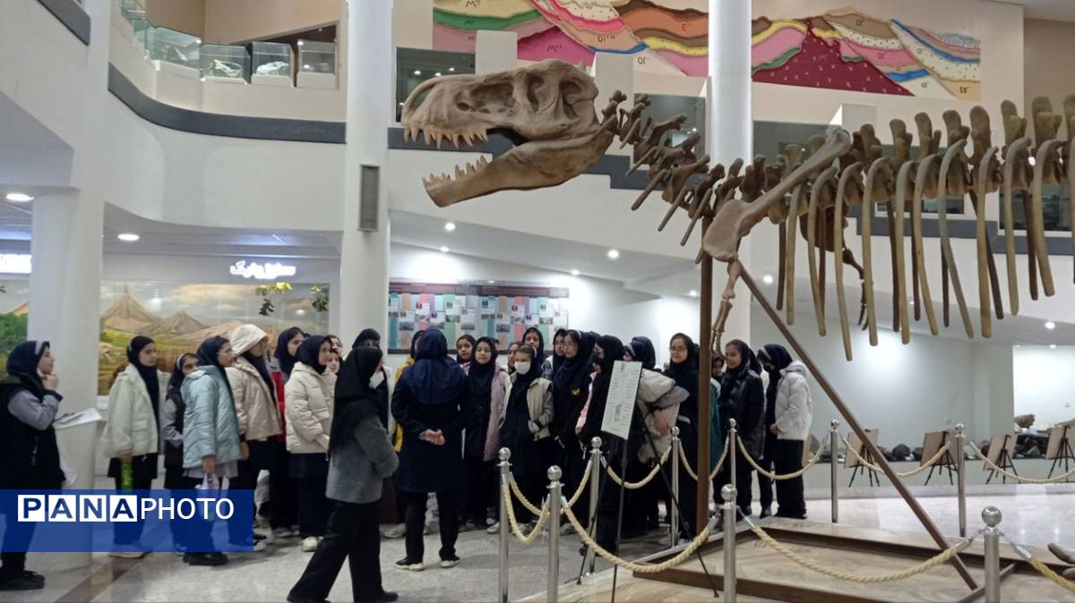 بازدید مدرسه ساره از پارک موزه علوم زمین