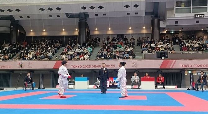 بیتا جواهری نایب‌قهرمان کاراته المپیک ناشنوایان شد