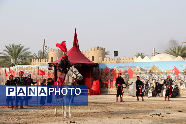 بازآفرینی نوجوان کربلا زیر آسمان لامرد