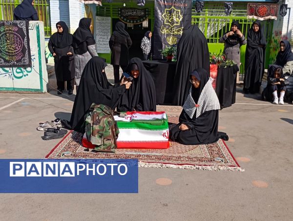 عزاداری حضرت فاطمه ( س ) در دبیرستان دخترانه فضه