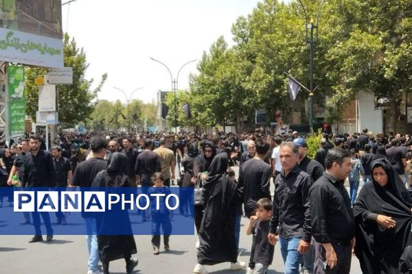 حضور پر شور و مردم شهرستان کاشمر در برپایی دسته های عزاداری روز عاشورای حسینی 
