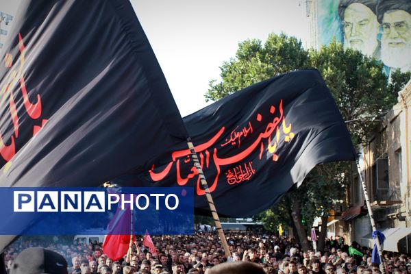 دسته عزاداری حسینیه اعظم زنجان در یوم العباس