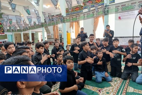 سوگواره احلی من العسل نوجوانان عاشورایی شهر آشخانه 