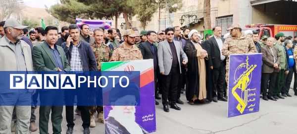 راهپیمایی روز13 آبان در شهر کلات برگزار شد