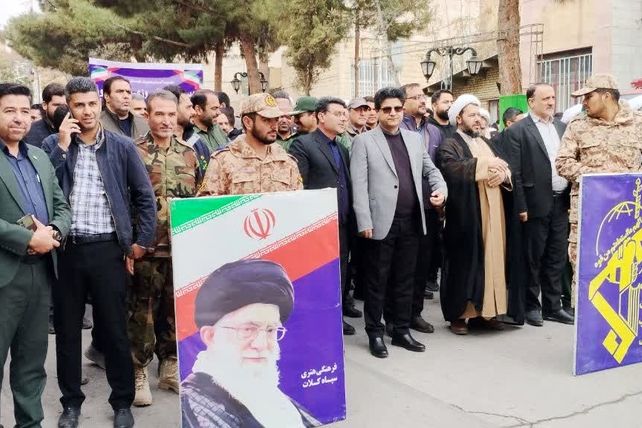 راهپیمایی روز13 آبان در شهر کلات برگزار شد