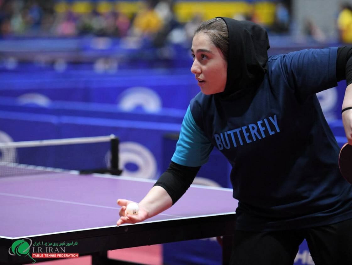 شکار سهمیه انفرادی تنیس روی میز جهان توسط دختران نوجوان ایرانی
